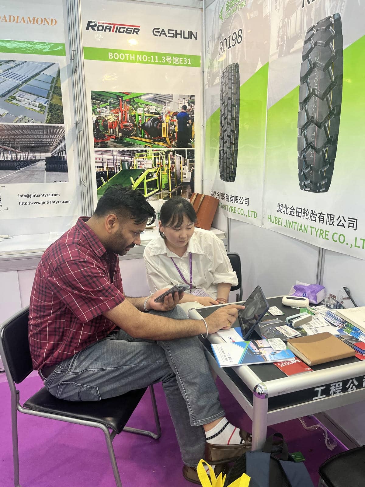 THE 137th CANTON FAIR 2025_Hubei Jintian Tyre Co., Ltd